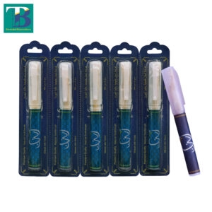 Al-Asnan Natural Miswak Toothbrush in blue blister packaging – eco-friendly, traditional teeth cleaning stick.