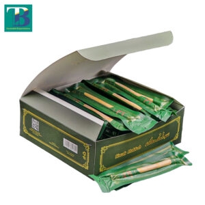 Siwak Makkah 60 Piece Box in green packaging – natural miswak sticks for oral hygiene