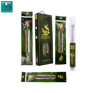 3 Miswak with 1 Transparent plastic holder natural and convenient.