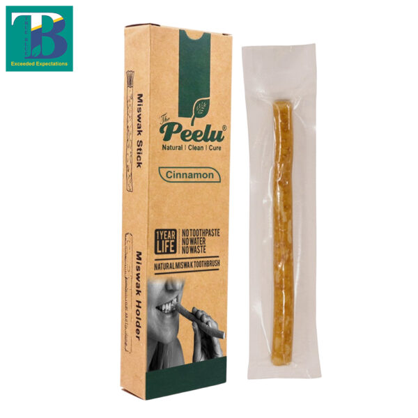 Peelu cinnamon flavor miswak stick – natural herbal toothbrush for oral hygiene