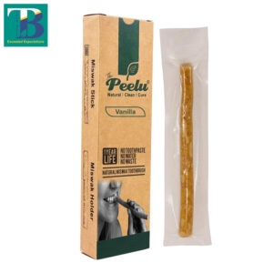 Peelu vanilla flavor miswak stick – natural teeth cleaning stick with a sweet aroma